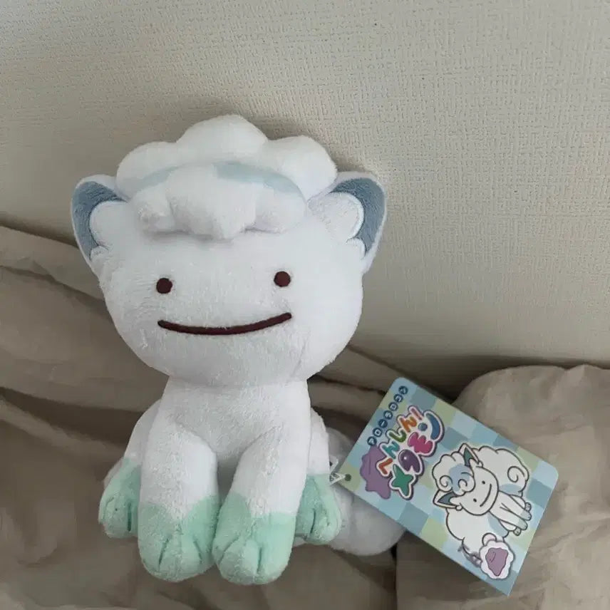 [BUNJANG] Pokemon Metamon Alolan Vulpix Plush / 변신 메타몽 알로라 식스테일 일본텍