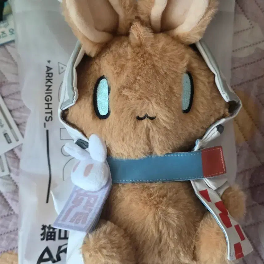 [BUNJANG] Arknights Amiya Rabbit Plush Doll &amp; Merchandise Bundle / 명일방주 아미야 토끼 인형 굿즈 판매