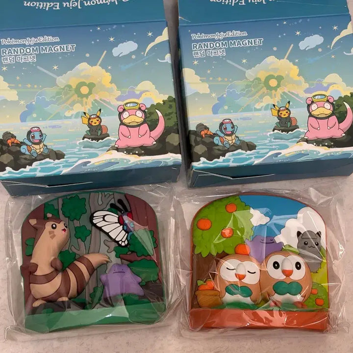 [BUNJANG] Pokemon Jeju Random Magnet Bundle Set / (2개일괄) 포켓몬스터 제주 랜덤 마그넷