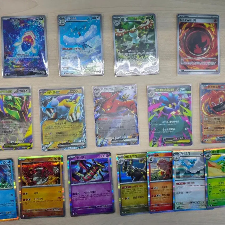 [BUNJANG] Pokemon Emerald Storm Full Set (SR, AR, RR, R) / 포켓몬 스톰에메랄드 카드 일괄(sr, ar, rr, r)