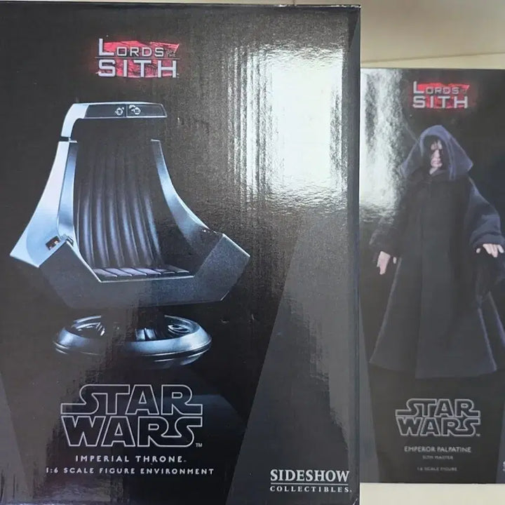 [BUNJANG] Star Wars 1:6 Scale Emperor Palpatine Figure with Throne Set / 스타워즈 1:6 스케일 황제 팔라틴 피규어 + 황제의자 세트