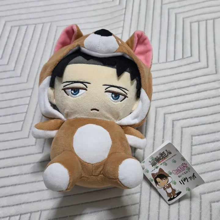 [BUNJANG] Attack on Titan Levi Animal Room S Size Plush Doll Authentic / 진격의거인 리바이 아니마루코 립뭉이 s 사이즈 인형 정품