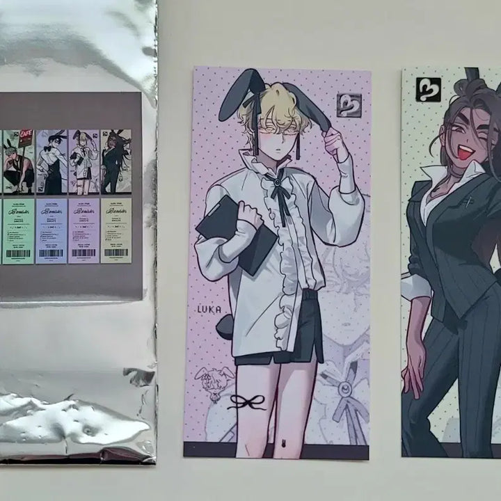 [BUNJANG] Alien Stage Collaboration Cafe Random Embossing Ticket Luca &amp; Hyuna Bundle Set / 에일리언 스테이지 콜라보 카페 랜덤 엠보싱 티켓 루카&amp;현아 일괄