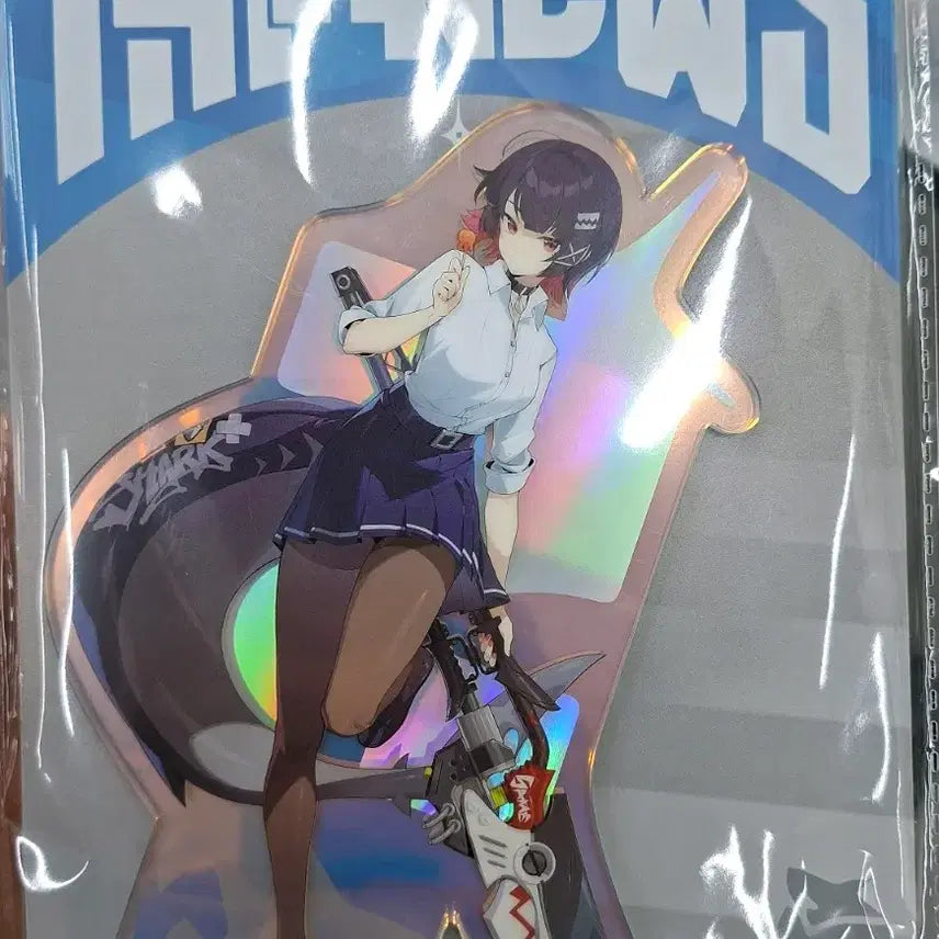 [BUNJANG] Zenless Zone Zero Ellen Jo, Rido Costume Acrylic Stand + Can Badge / 젠레스 존 제로 엘렌 조 리두 코스튬 아크릴 스탠드+캔뱃지