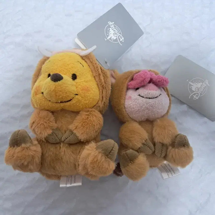 [BUNJANG] Disney Winnie the Pooh Piglet Plush Set / 디즈니 푸우 피글렛 인형