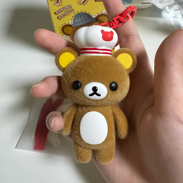 [BUNJANG] Rilakkuma Chef Figure Keyring / 신상 리락쿠마 피규어 키링 랜깡 새상품 판매중