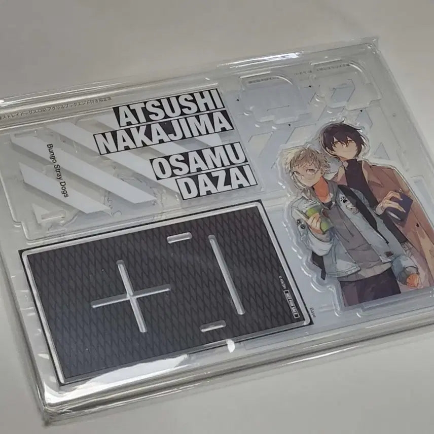 [BUNJANG] Bungo Stray Dogs Acrylic Bookends Set / 문스독 아크릴 북엔드 아츠시 다자이 아쿠타가와 츄야 일괄
