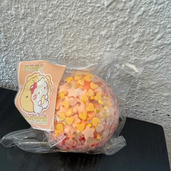 [BUNJANG] Mokdongga Muffin Kitty Goldfish Squishy Toy / 목동가 (머핀) 키티금붕어 말랑이 슬랑이