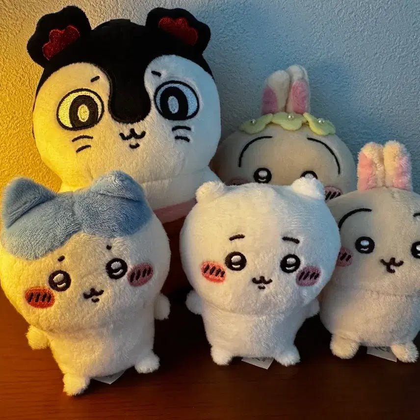 [BUNJANG] Chiikawa Usagi Siren Sitting Plush Mascot Bundle Set / 치이카와 인어의섬 우사기 세이렌 앉은누이 햄냥토 마스코트
