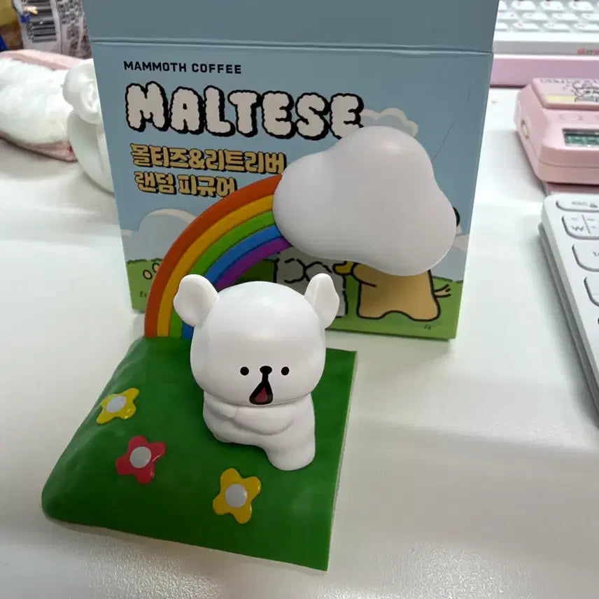 [BUNJANG] Mammoth Maltese Random Figure / 메머드 몰티즈 랜덤피규어 무지개