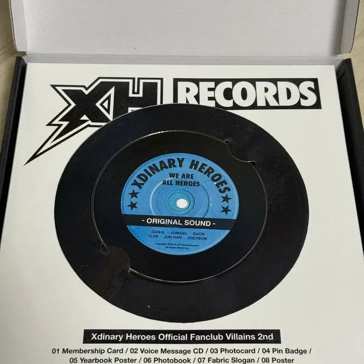 [BUNJANG] Xdinary Heroes 2nd Official Fanclub Kit / 엑스디너리히어로즈 2기 공식 팬클럽 키트 엑디즈