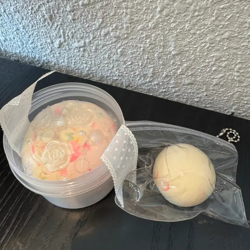 [BUNJANG] Ori Shop Handmade Slime Rose Shell (Mini Version Included) / 오리상점 로즈쉘 슬랑이