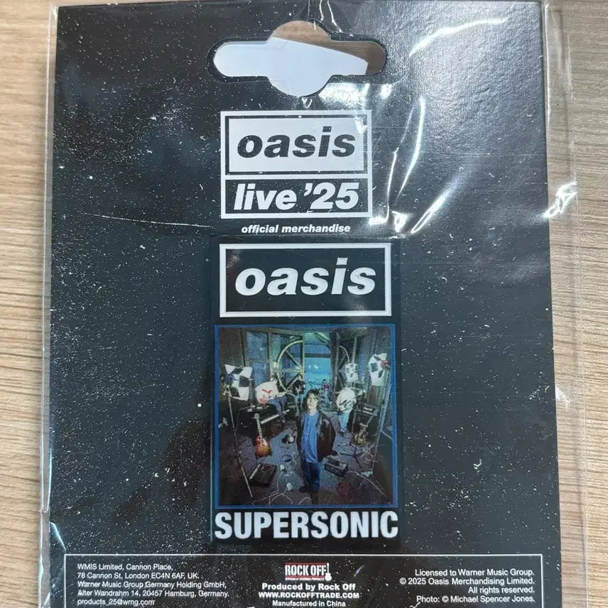 [BUNJANG] Oasis Supersonic Liam Gallagher Badge / 오아시스 뱃지 슈퍼소닉 리암