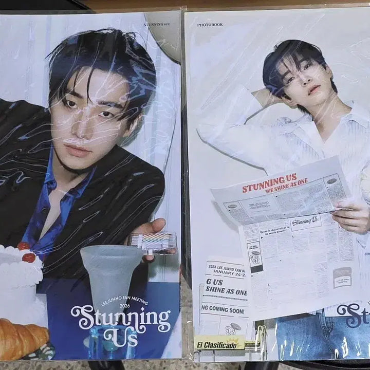 [BUNJANG] 2PM Lee Junho Stunning Us 2026 Photobook Bundle Set (Photocards Included) / 이준호 포토북 Stunning Us 2026 2권 일괄