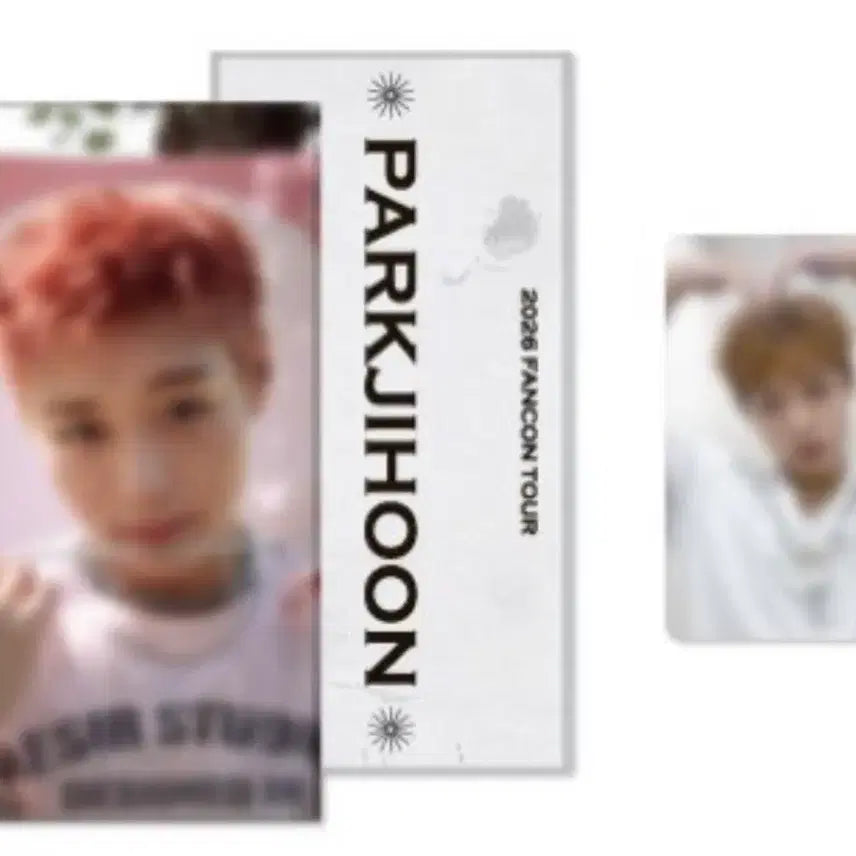 [BUNJANG] Park Ji Hoon Fancon MD Slogan Photocard Set / (새상품) 박지훈 팬콘 MD 슬로건
