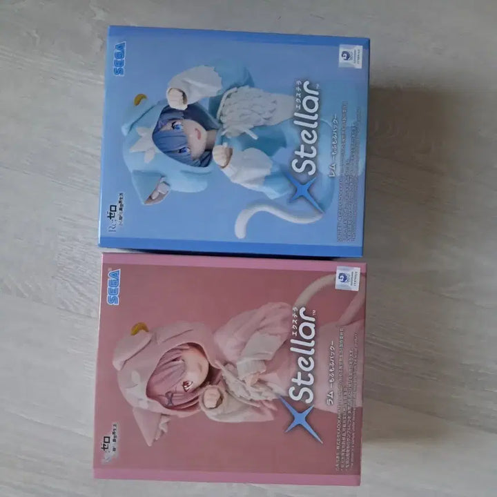 [BUNJANG] Re:Zero Rem &amp; Ram Stella Sega Prize Figure Set (Sealed) / 미개봉) 택포 3 리제로 렘 람 스텔라 세가 피규어