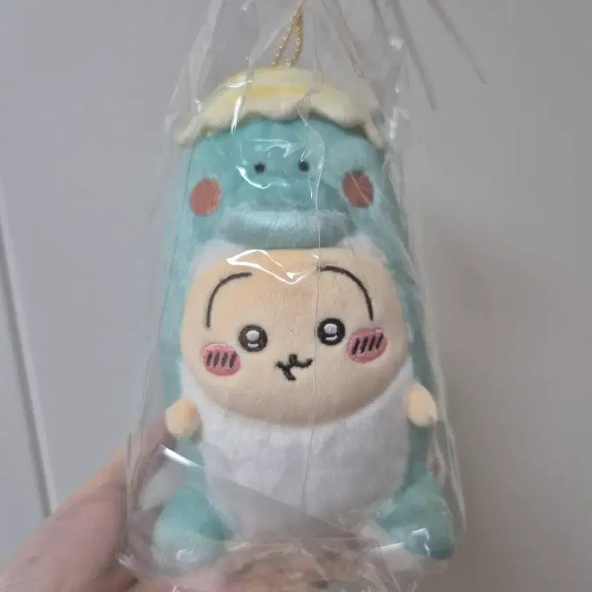 [BUNJANG] Chiikawa Usagi Dinosaur Mascot Plush + Special Seal / 치이카와 포켓 우사기 공룡 마스코트 인형+특전 씰