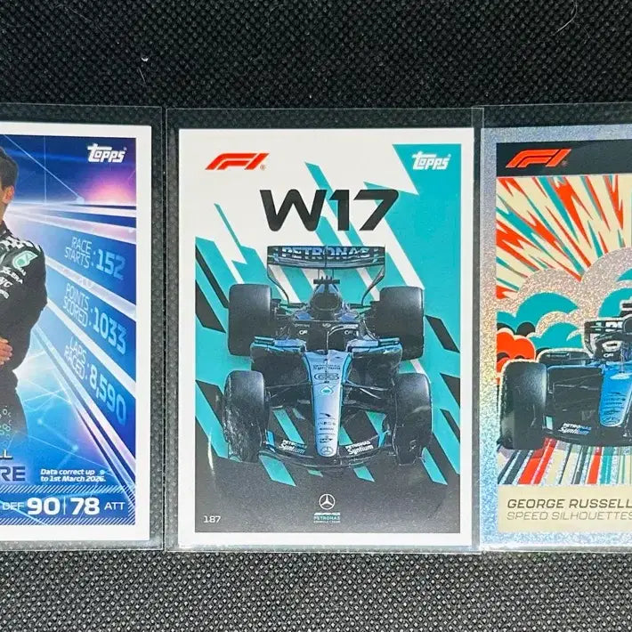 [BUNJANG] Topps Turbo Attax George Russell Card Bundle Set / 2026 F1 탑스 터보 어택 조지 러셀 카드 일괄