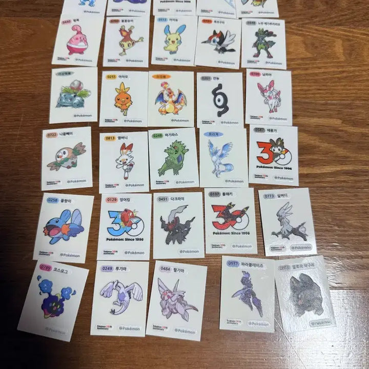 [BUNJANG] Pokemon Stickers (109 pcs) / 포켓몬스티커 109장 팔아요