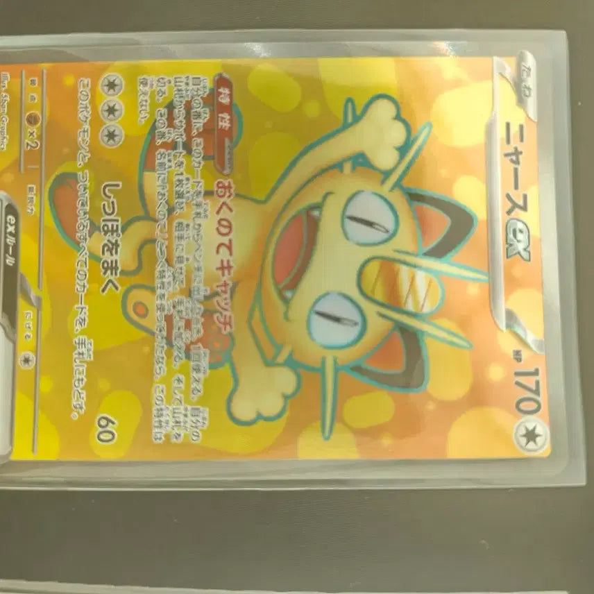 [BUNJANG] Pokemon Card Meowth ex SR (100/080 M3) / [일판] 포켓몬카드 나옹 ex SR (100/080 M3)