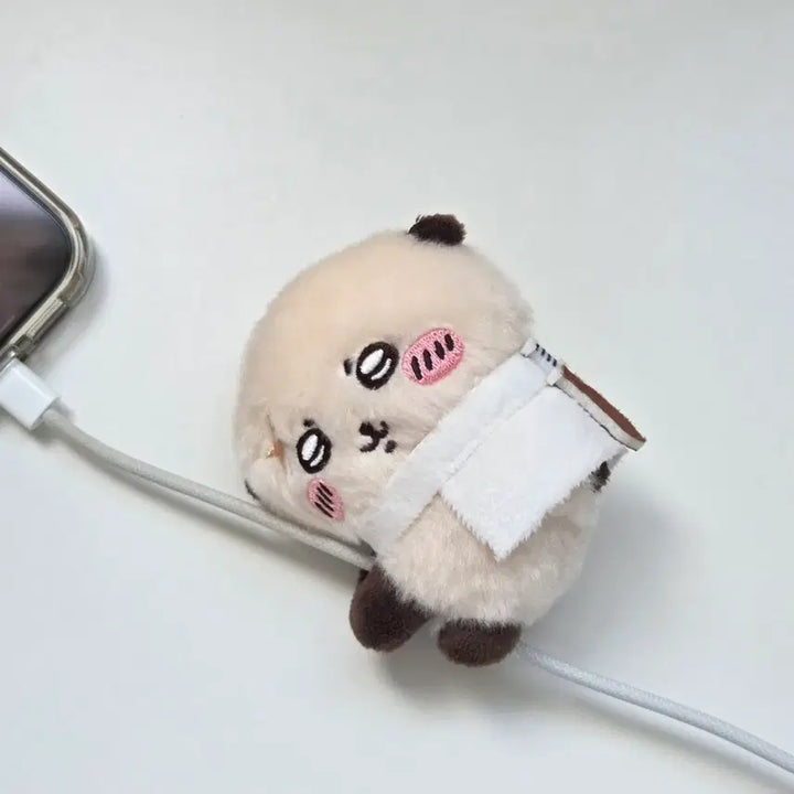 [BUNJANG] Chiikawa Usagi Clip Plush Doll Gacha / 치이카와 먼작귀 클립 인형 가챠 우사기