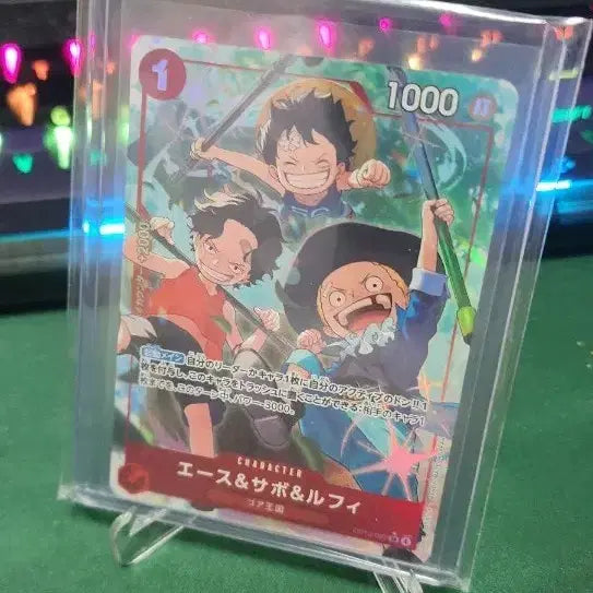 [BUNJANG] One Piece Card Ace &amp; Sabo &amp; Luffy Brotherhood SR Pair / [일판 원피스 카드] 에이스&amp;사보&amp;루피 삼형제 SR페레