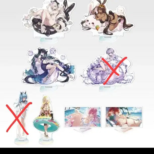 [BUNJANG] Nier: Automata Ichiban Kuji Acrylic Stand Bundle Set (6 Types) / 니케 제일복권 아크릴 스탠드 일괄 (6종)