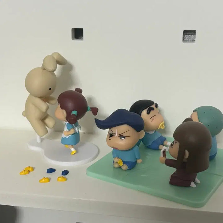 [BUNJANG] Crayon Shin-chan Play Set Figures Bundle / 짱구는 못말려 소꿉놀이 피규어 일괄 판매