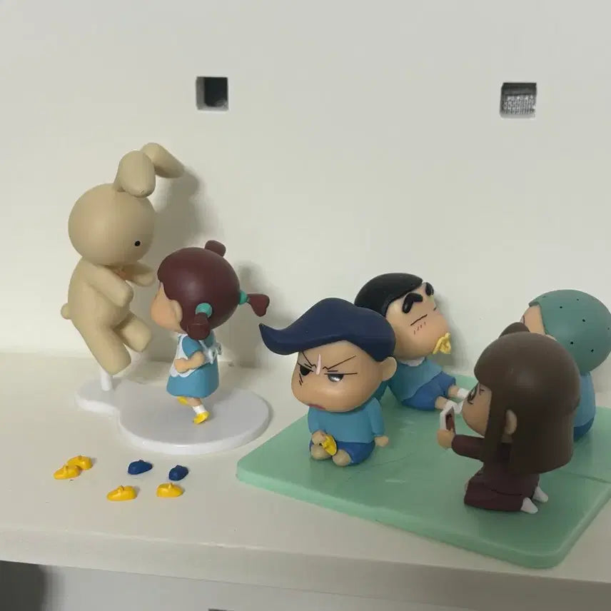 [BUNJANG] Crayon Shin-chan Play Set Figures Bundle / 짱구는 못말려 소꿉놀이 피규어 일괄 판매