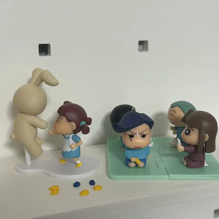 [BUNJANG] Crayon Shin-chan Play Set Figures Bundle / 짱구는 못말려 소꿉놀이 피규어 일괄 판매
