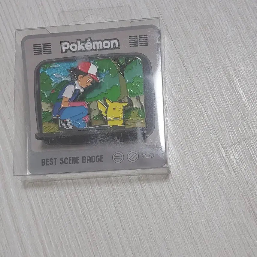 [BUNJANG] Pokemon Masterpiece Scene Badge: Ash &amp; Pikachu / 포켓몬스터 명장면 배지 (지우와 피카츄)