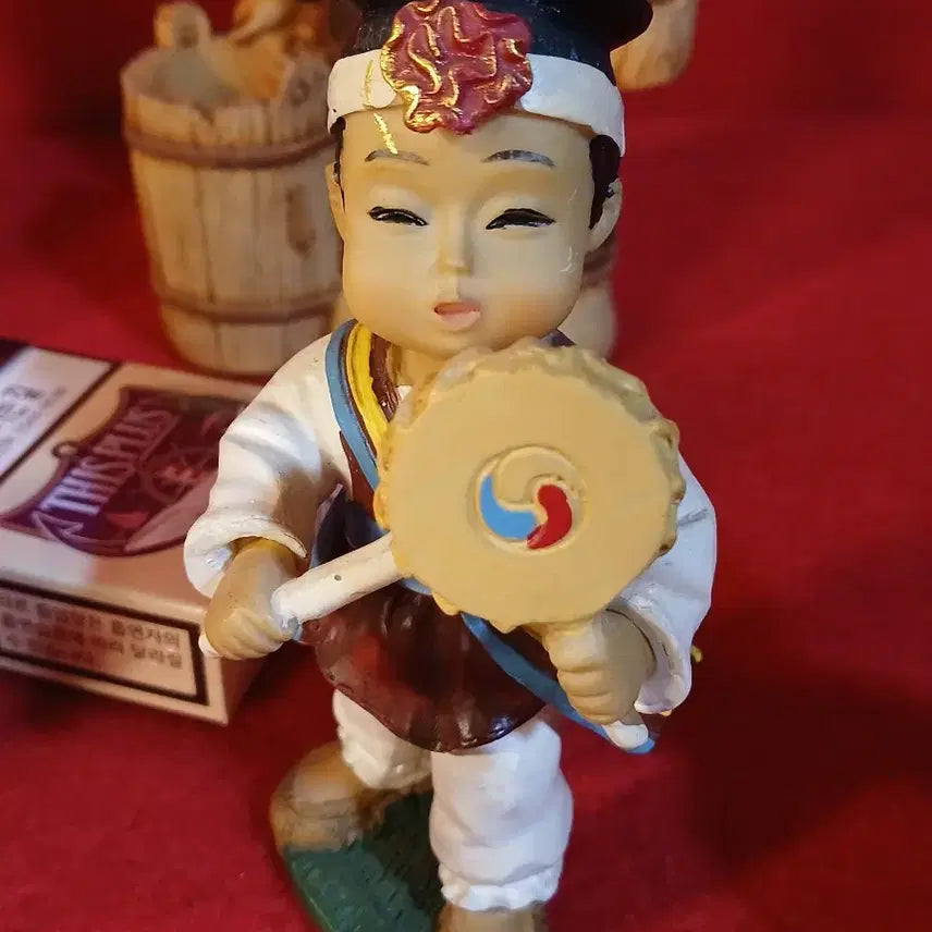 [BUNJANG] Vintage Korean Folk Doll Set (7 Pieces) / 빈티지 민속인형 7점