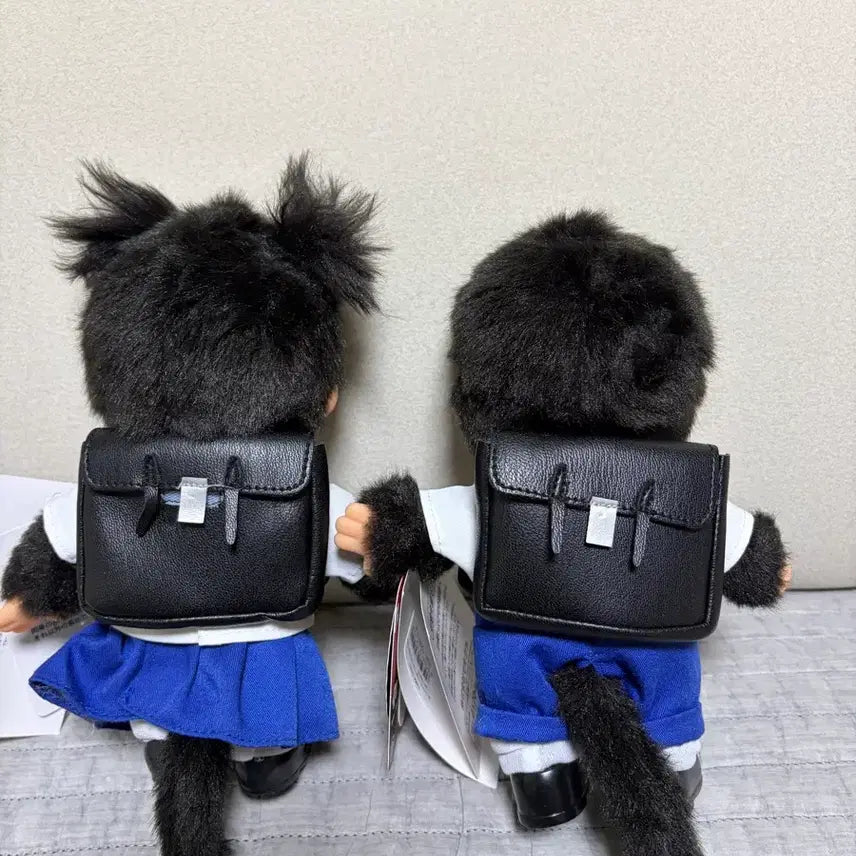 [BUNJANG] Monchhichi Couple Set in Thai School Uniform / 태국교복 몬치치 커플세트