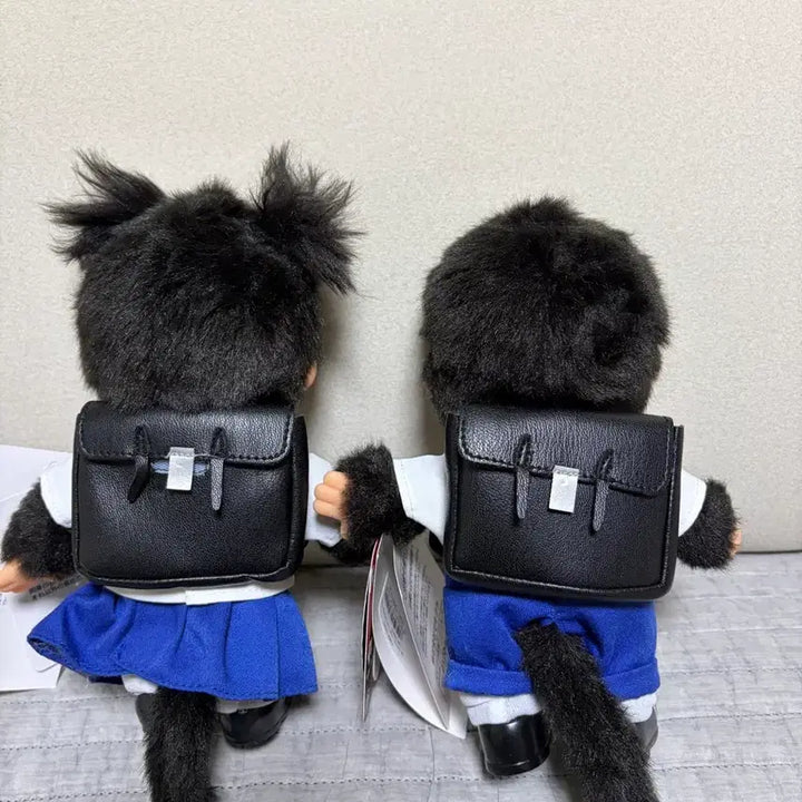 [BUNJANG] Monchhichi Couple Set in Thai School Uniform / 태국교복 몬치치 커플세트