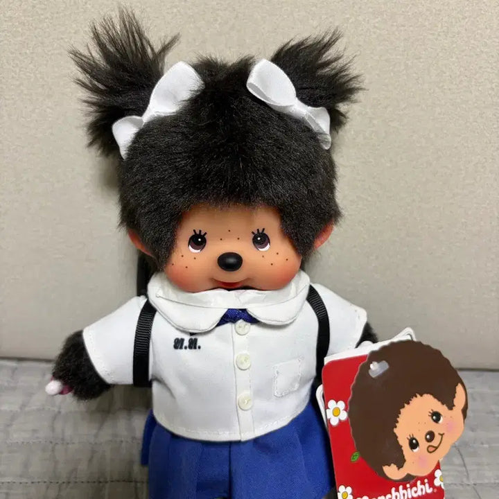 [BUNJANG] Monchhichi Couple Set in Thai School Uniform / 태국교복 몬치치 커플세트