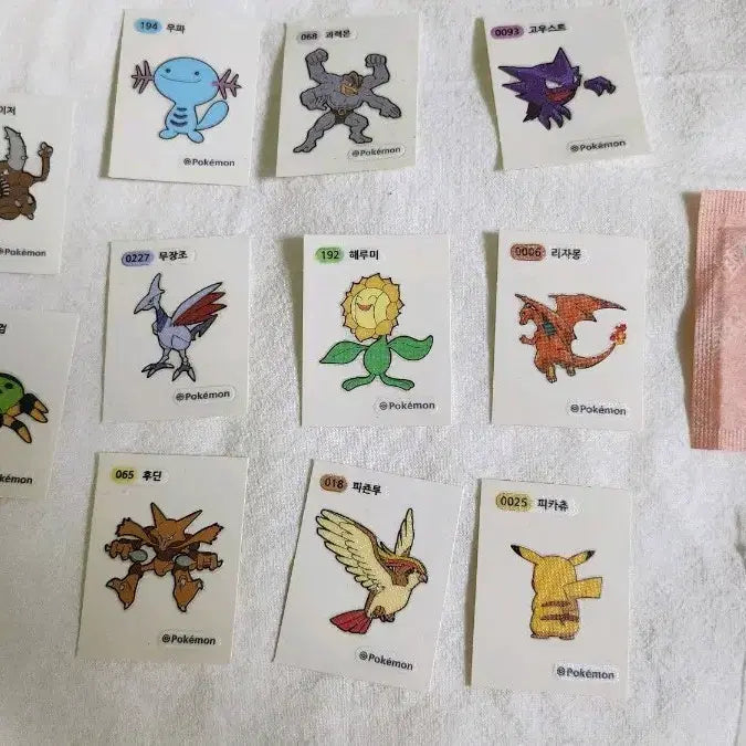 [BUNJANG] Pokemon Stickers 13 Types / 포켓몬 띠부띠부씰 13종 판매