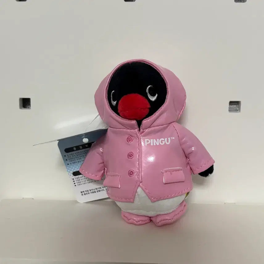 [BUNJANG] Pingu Plush Toy in Raincoat / 우비 핑구 인형 판매