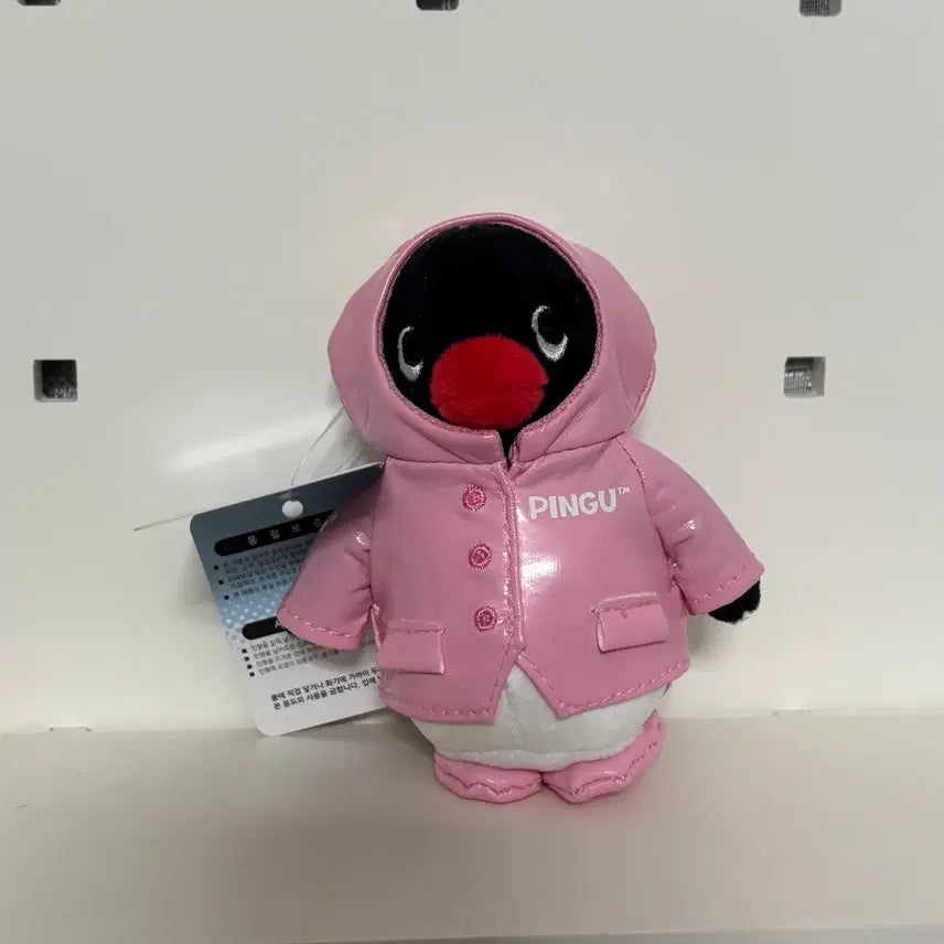 [BUNJANG] Pingu Plush Toy in Raincoat / 우비 핑구 인형 판매