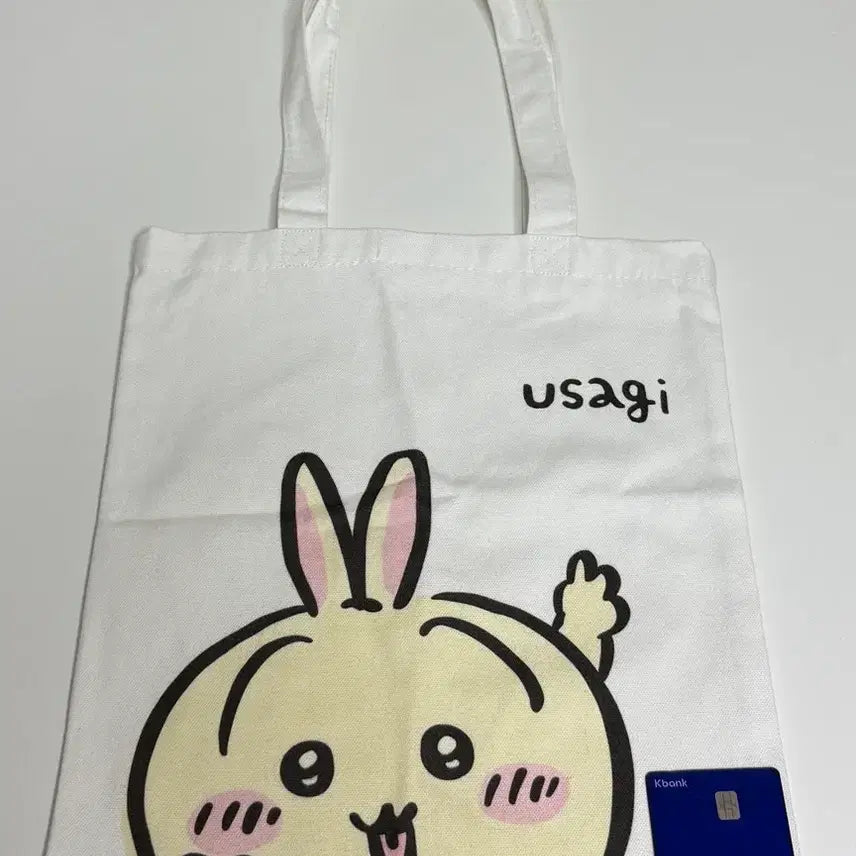 [BUNJANG] Usagi Character Illustration Canvas Eco Bag / [새상품] 우사기 Usagi 캐릭터 일러스트 캔버스 에코백