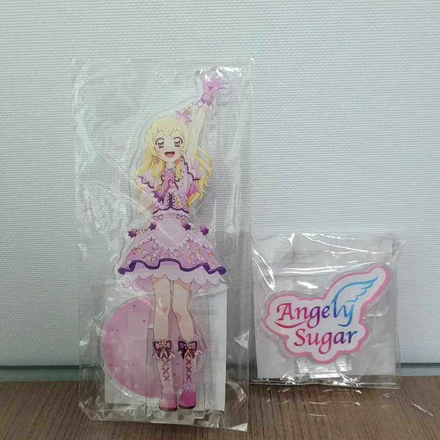 [BUNJANG] Ichigo Rium Rira Fairy Acrylic Stand Bundle Set (Sealed) / 일괄미개봉) 아이카츠 아이엠스타 극장판 이치고 라임 리라페어리 아크릴 스탠드 엔젤리슈가 브랜드 로고 아크릴