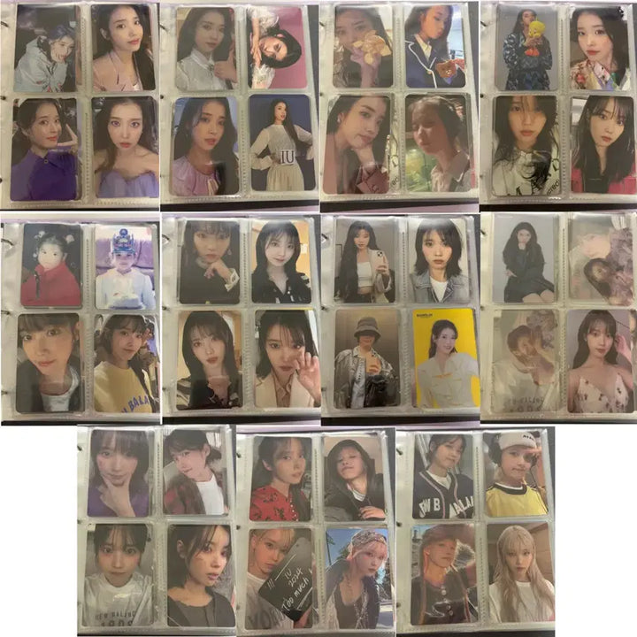 [BUNJANG] IU 93 Photocards &amp; Holcon Binder Bundle Set / 아이유 포카 93장 및 바인더 일괄