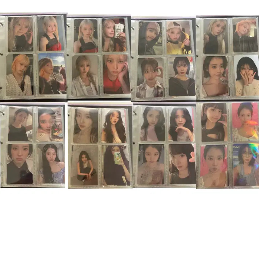 [BUNJANG] IU 93 Photocards &amp; Holcon Binder Bundle Set / 아이유 포카 93장 및 바인더 일괄