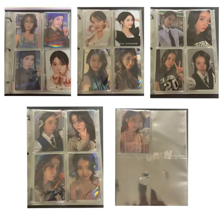 [BUNJANG] IU 93 Photocards &amp; Holcon Binder Bundle Set / 아이유 포카 93장 및 바인더 일괄