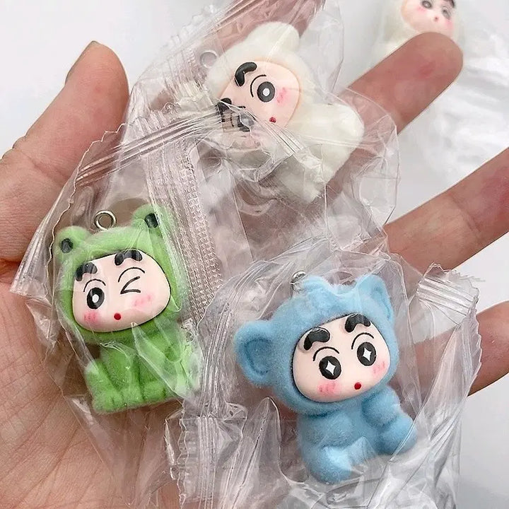 [BUNJANG] Crayon Shin-chan Figure Pendant Bundle Set / (일괄) 짱구 피규어 펜던트