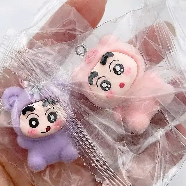 [BUNJANG] Crayon Shin-chan Figure Pendant Bundle Set / (일괄) 짱구 피규어 펜던트