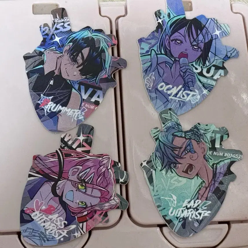 [BUNJANG] Alien Stage A.ST Heart Stamp Bundle Set (Miji, Sua, Ivan, Till) / 에일리언 스테이지 에이스테 심장우표 미지 수아 이반 틸 일괄