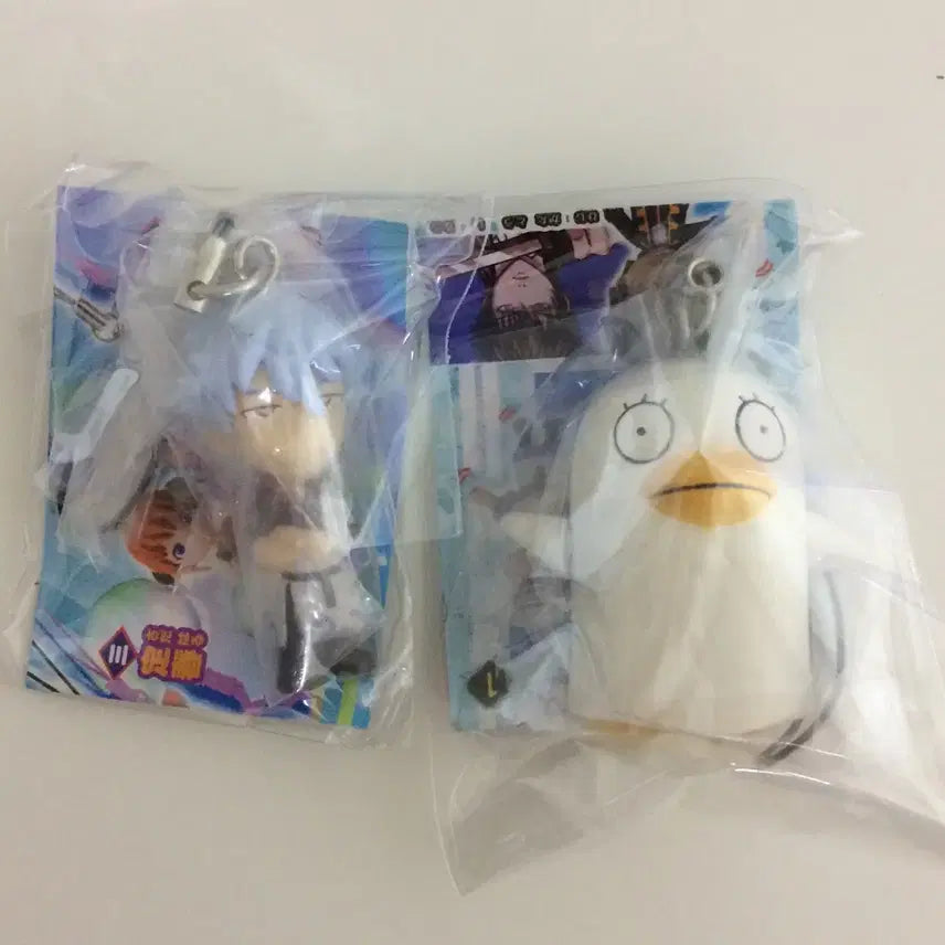 [BUNJANG] Gintama Ginatoki &amp; Elizabeth Figure Keychain Bundle Set / 일괄) 은혼 피규어 키링