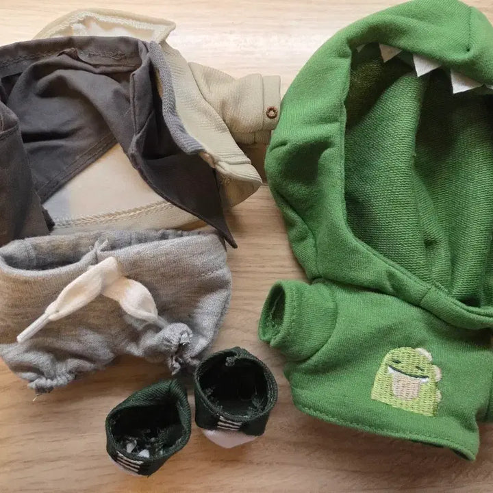 [BUNJANG] Misuban Dinosaur Doll Clothes Set / 미수반 공룡 인형옷