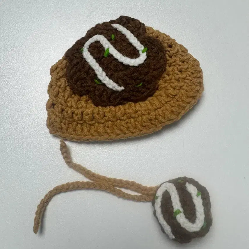 [BUNJANG] Octopus-Shaped Hat and Bag Set / 타코야키 인형 모자 가방