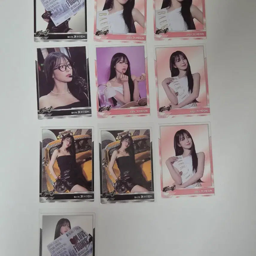 [BUNJANG] fromis_9 Baek Ji-heon Terar Cards Bundle Set / 프로미스나인 테레카 백지헌 카드 12장 일괄 판매